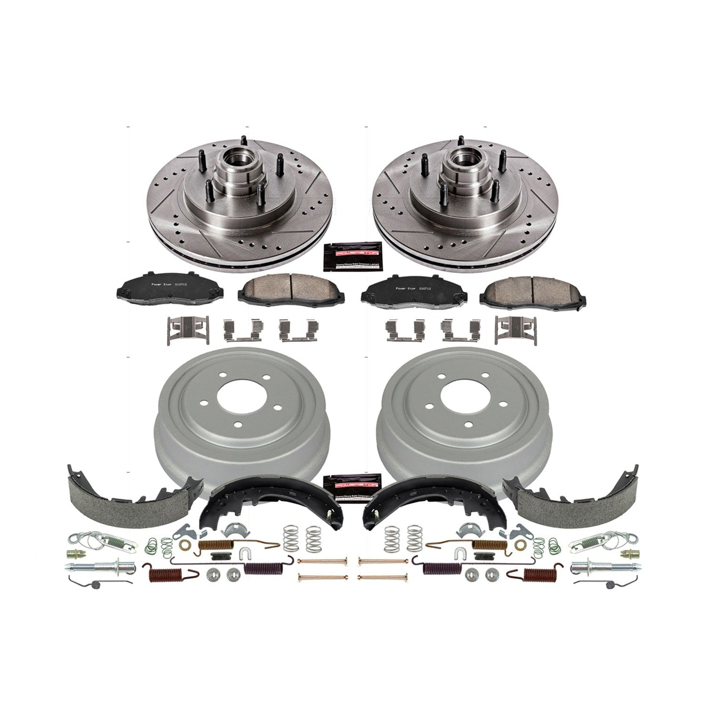 PowerStop Front & Rear Z23 Evolution Sport Brake Kit | Ford F-150 (97-98) (K15174DK)