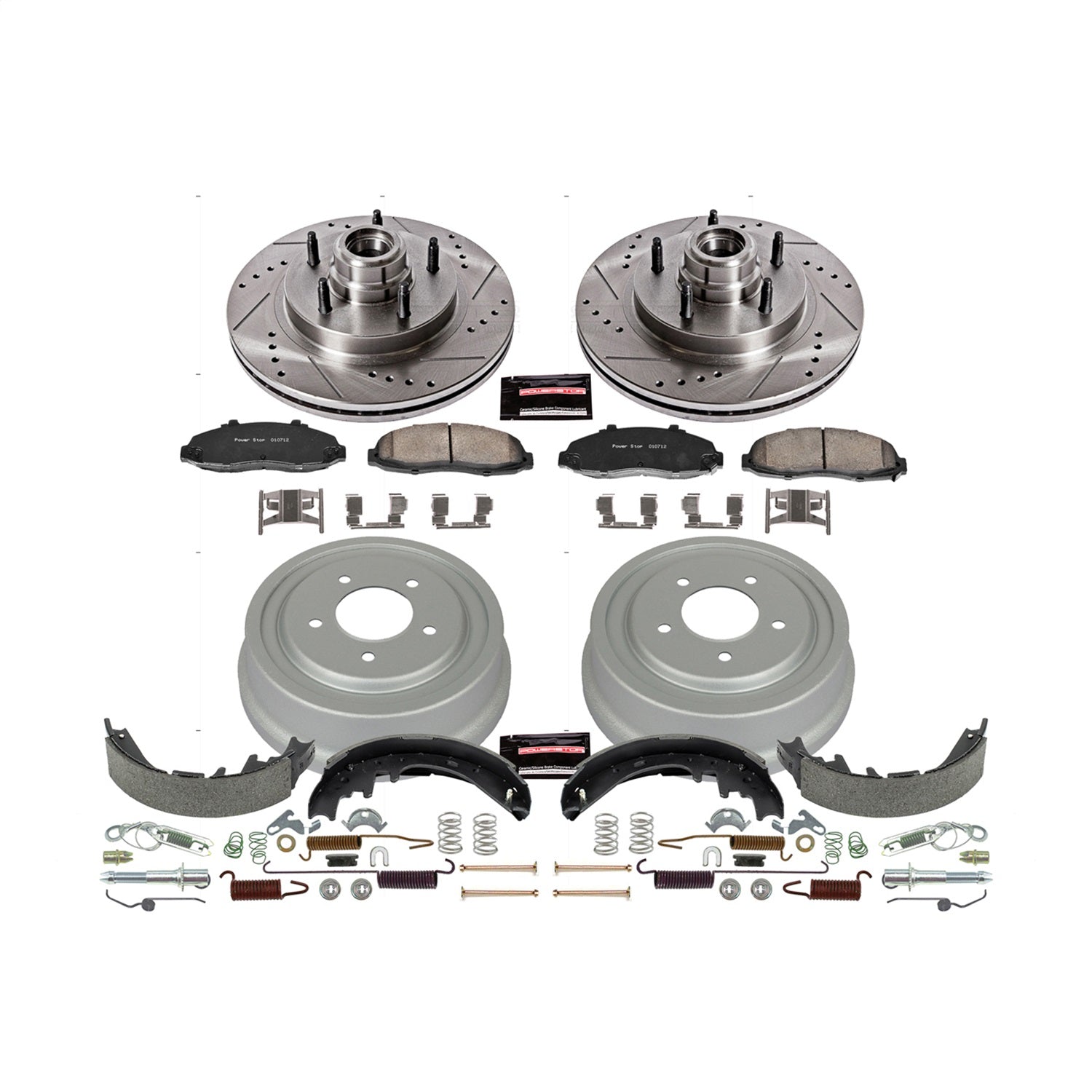 PowerStop Front & Rear Z23 Evolution Sport Brake Kit | Ford F-150 (97-98) (K15174DK)