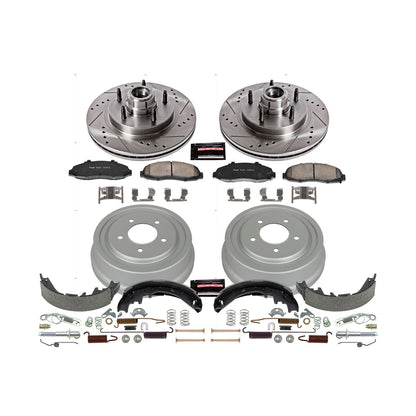 PowerStop Front & Rear Z23 Evolution Sport Brake Kit | Ford F-150 (97-98) (K15174DK)