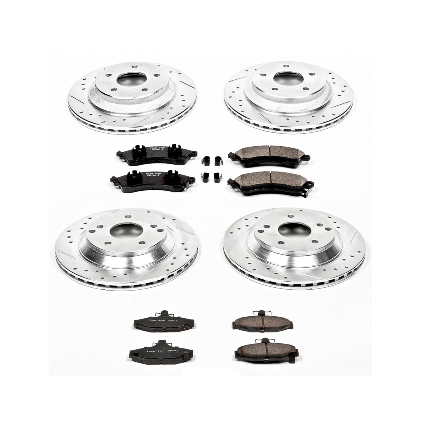 PowerStop Front & Rear Z23 Evolution Sport Brake Kit | Chevrolet Corvette (88-95) (K1518)