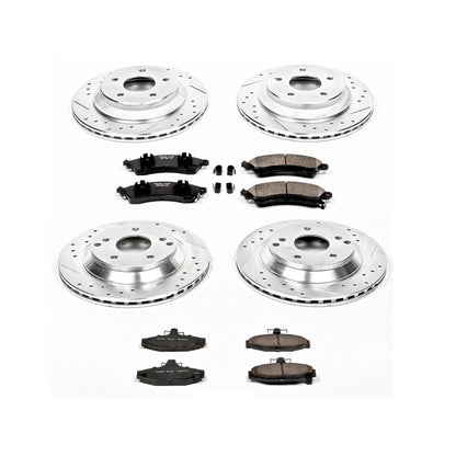 PowerStop Front & Rear Z23 Evolution Sport Brake Kit | Chevrolet Corvette (88-95) (K1518)