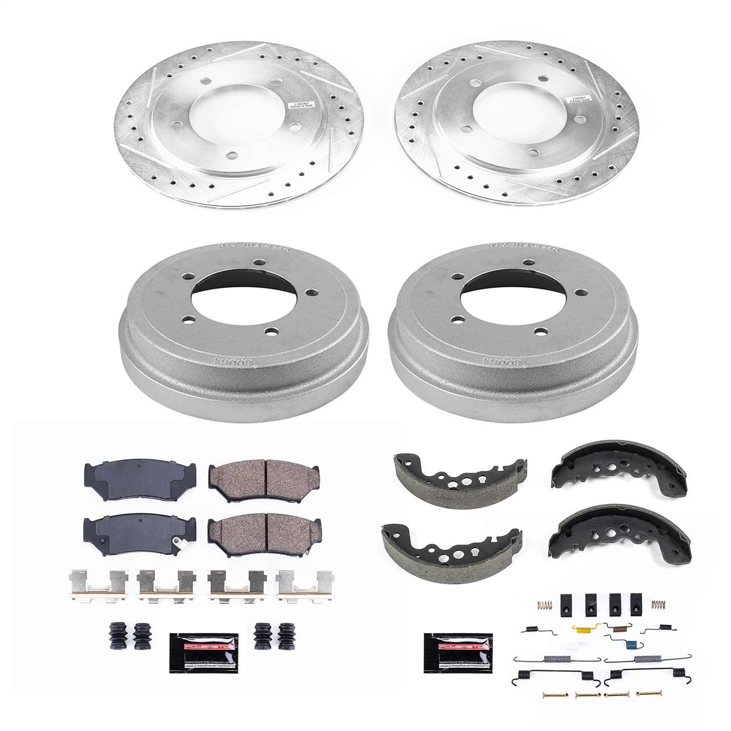 PowerStop Front & Rear Z23 Evolution Sport Brake Kit | Chevrolet Tracker (00-01) (K15183DK)