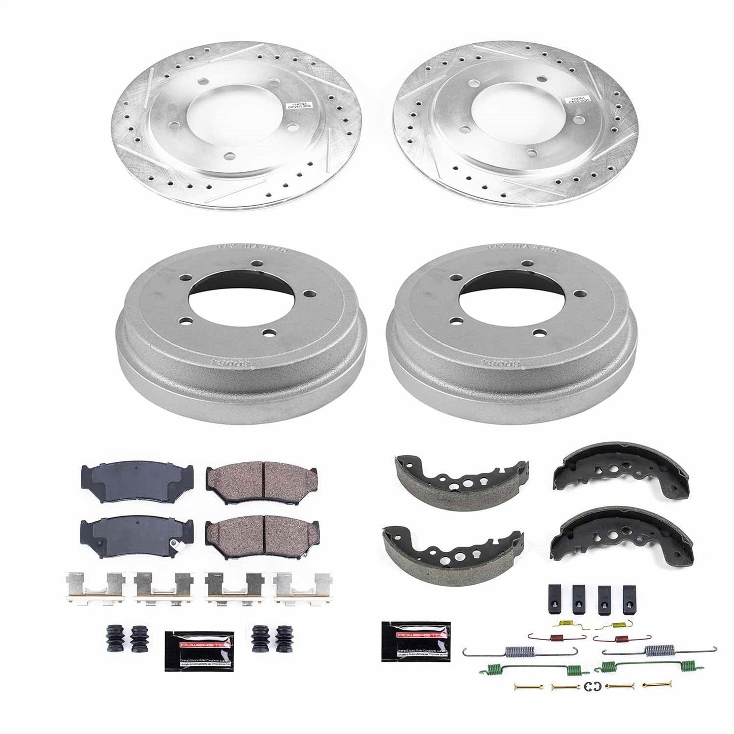 PowerStop Front & Rear Z23 Evolution Sport Brake Kit | Suzuki Vitara (00-04) (K15186DK)