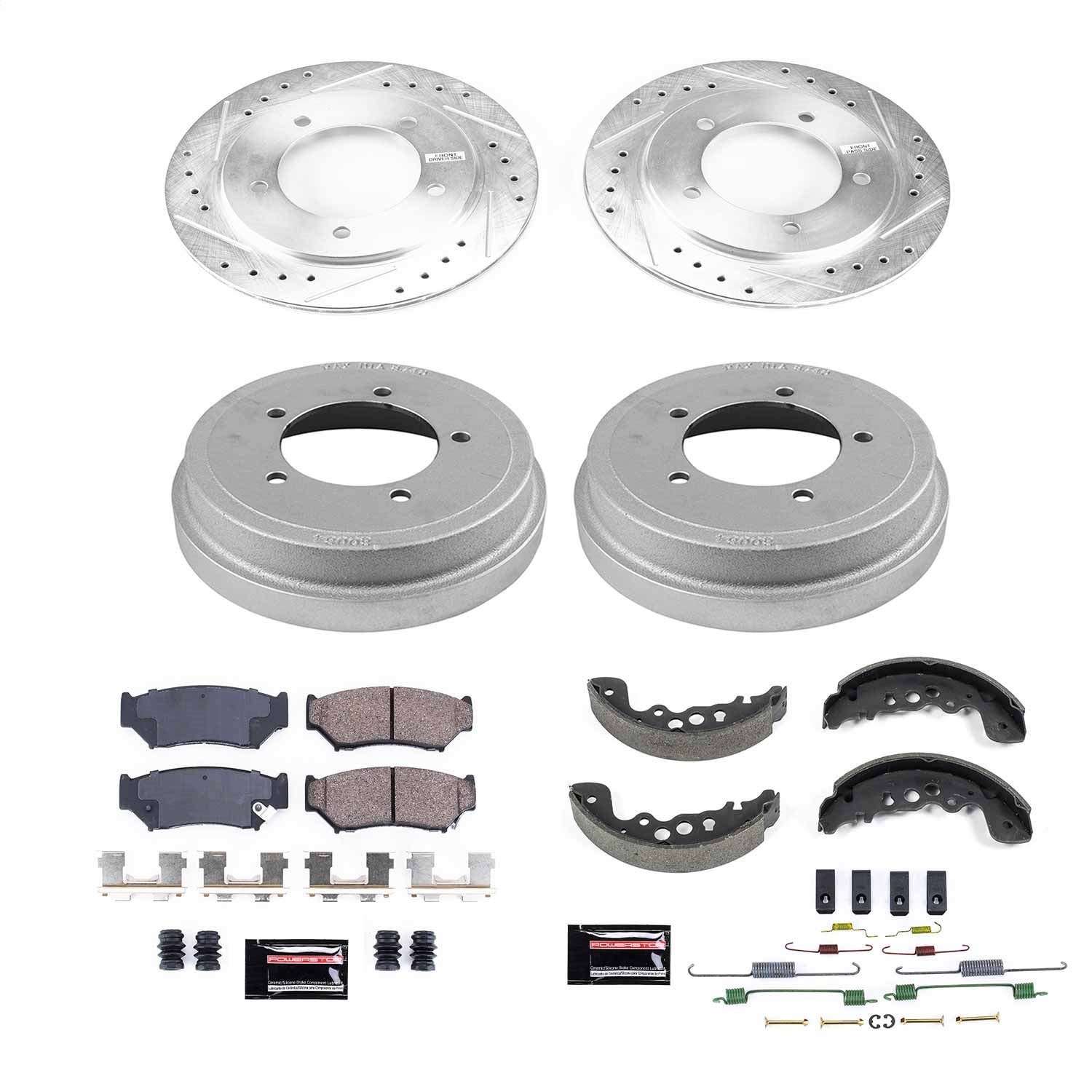 PowerStop Front & Rear Z23 Evolution Sport Brake Kit | Suzuki Vitara (00-04) (K15186DK)