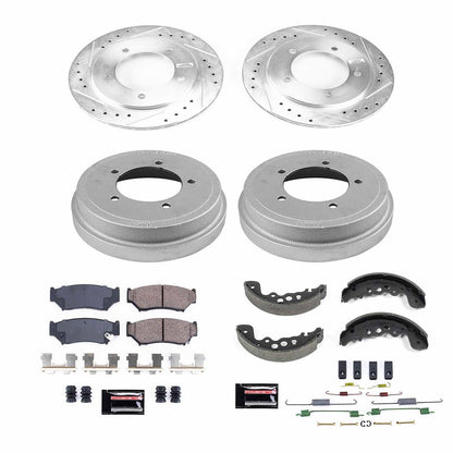 PowerStop Front & Rear Z23 Evolution Sport Brake Kit | Suzuki Vitara (00-04) (K15186DK)