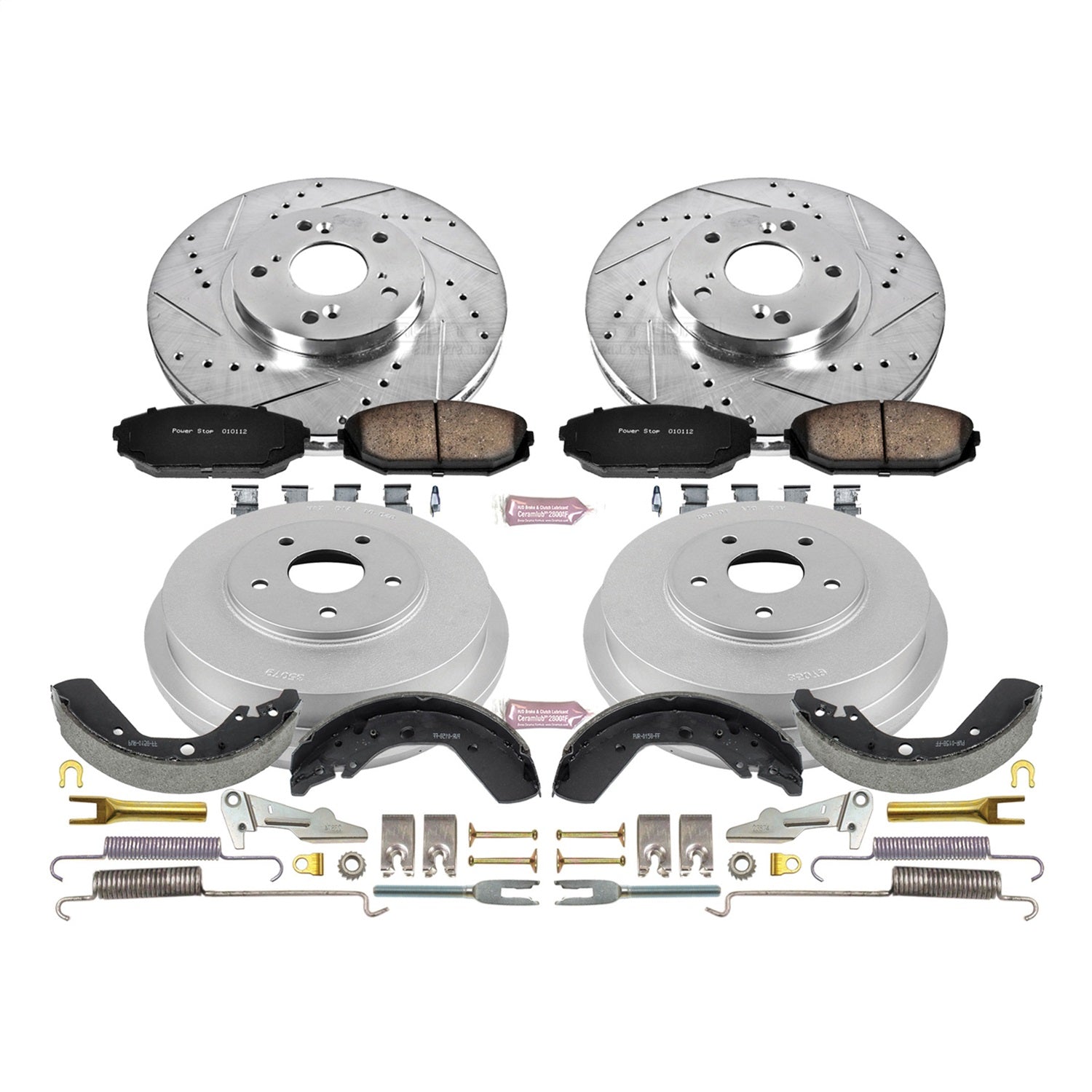 PowerStop Front & Rear Z23 Evolution Sport Brake Kit | Honda Odyssey (99-01) (K15190DK)