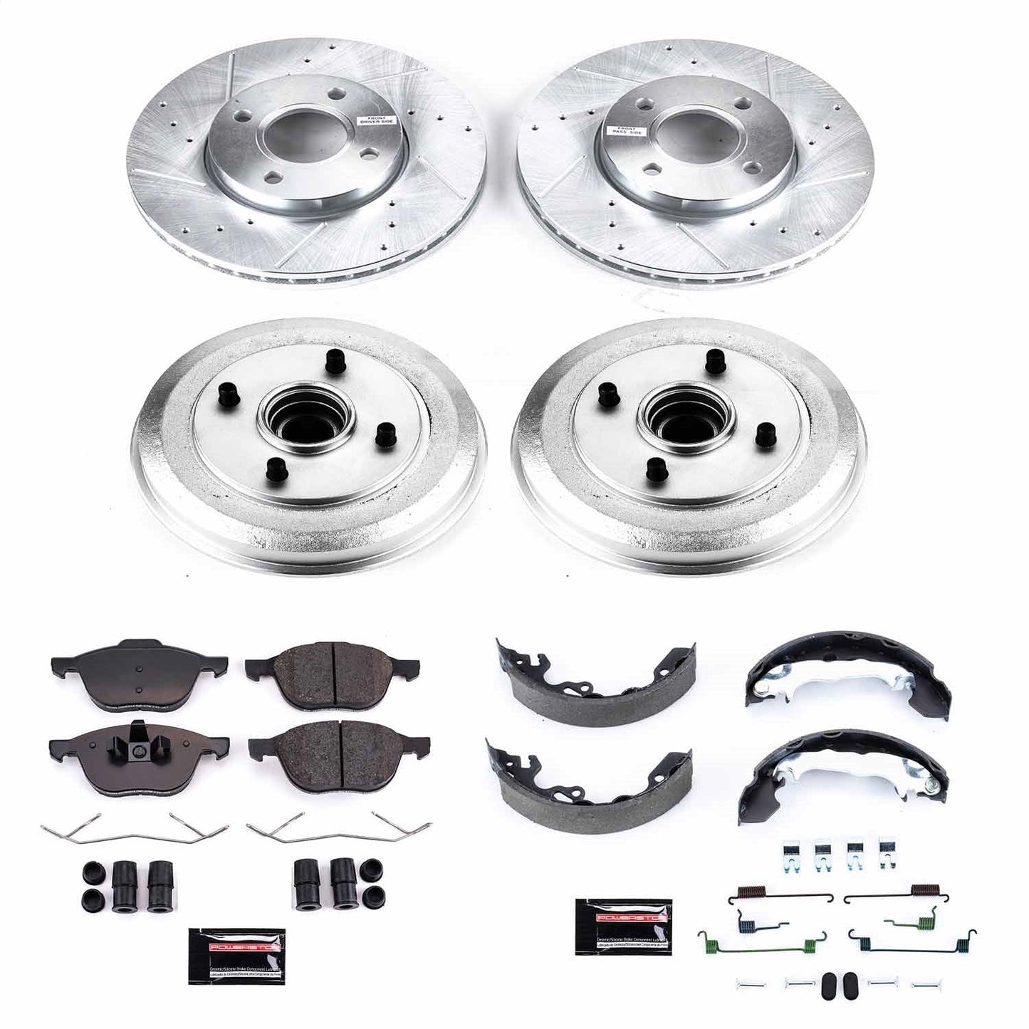 PowerStop Front & Rear Z23 Evolution Sport Brake Kit | Ford Focus (05-07) (K15192DK)