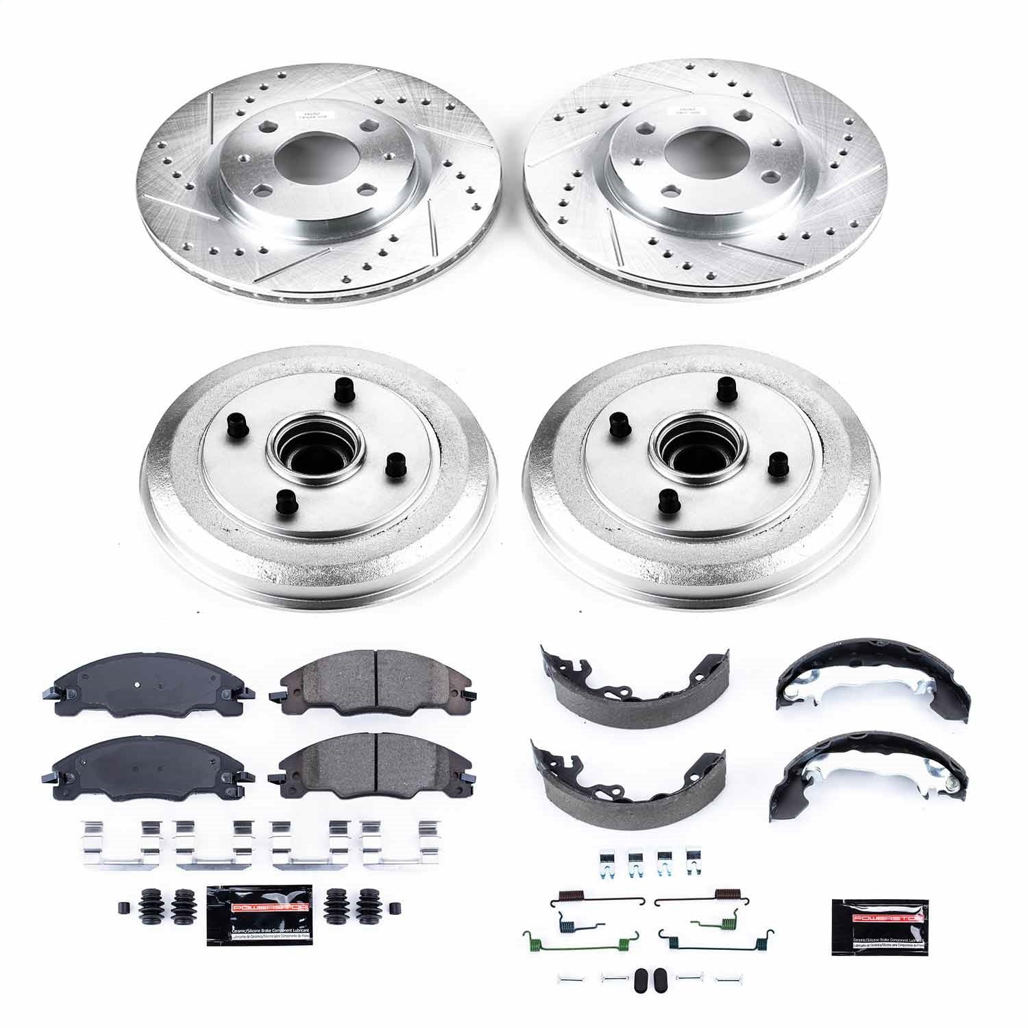 PowerStop Front & Rear Z23 Evolution Sport Brake Kit | Ford Focus (08) (K15193DK)