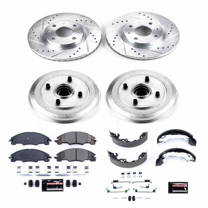 PowerStop Front & Rear Z23 Evolution Sport Brake Kit | Ford Focus (08) (K15193DK)
