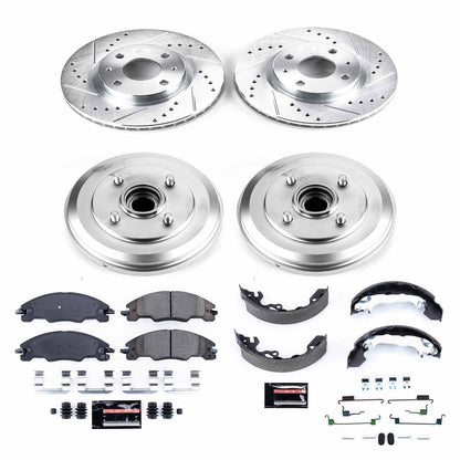 PowerStop Front & Rear Z23 Evolution Sport Brake Kit | Ford Focus (09-11) (K15194DK)