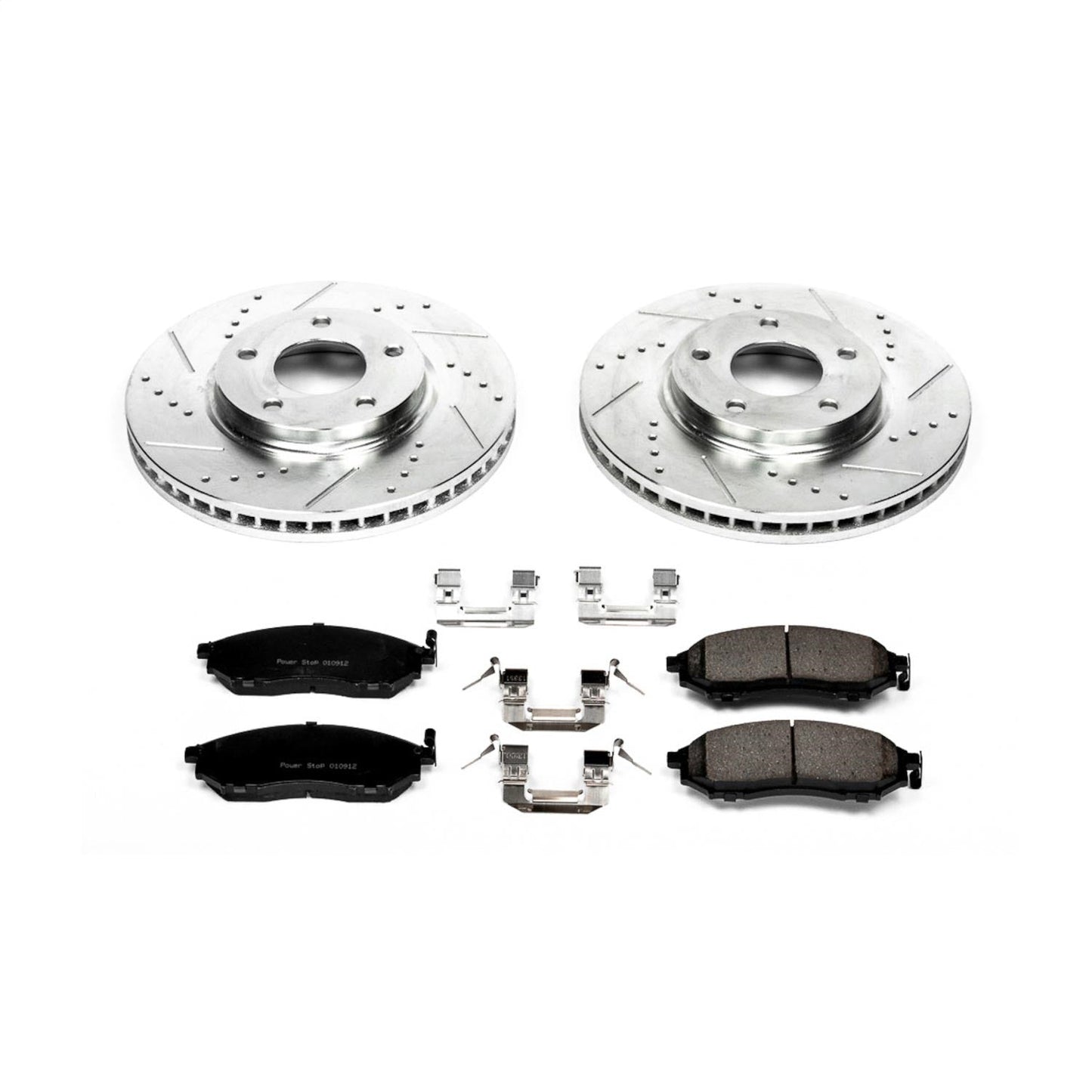 PowerStop Front Z23 Evolution Sport Brake Kit | Infiniti M45 (03-04) (K152)