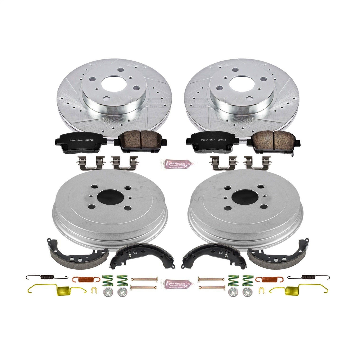 PowerStop Front & Rear Z23 Evolution Sport Brake Kit | Toyota Prius (01-03) (K15201DK)