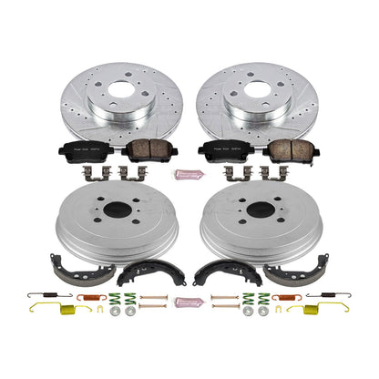 PowerStop Front & Rear Z23 Evolution Sport Brake Kit | Toyota Prius (01-03) (K15201DK)