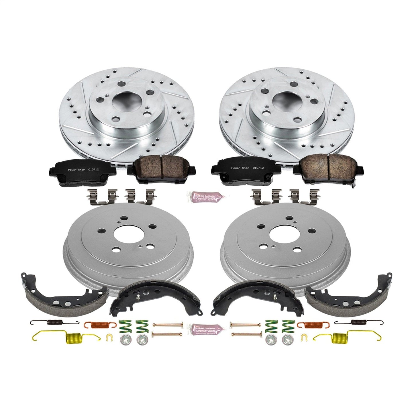 PowerStop Front & Rear Z23 Evolution Sport Brake Kit | Toyota Prius (04-08) (K15202DK)