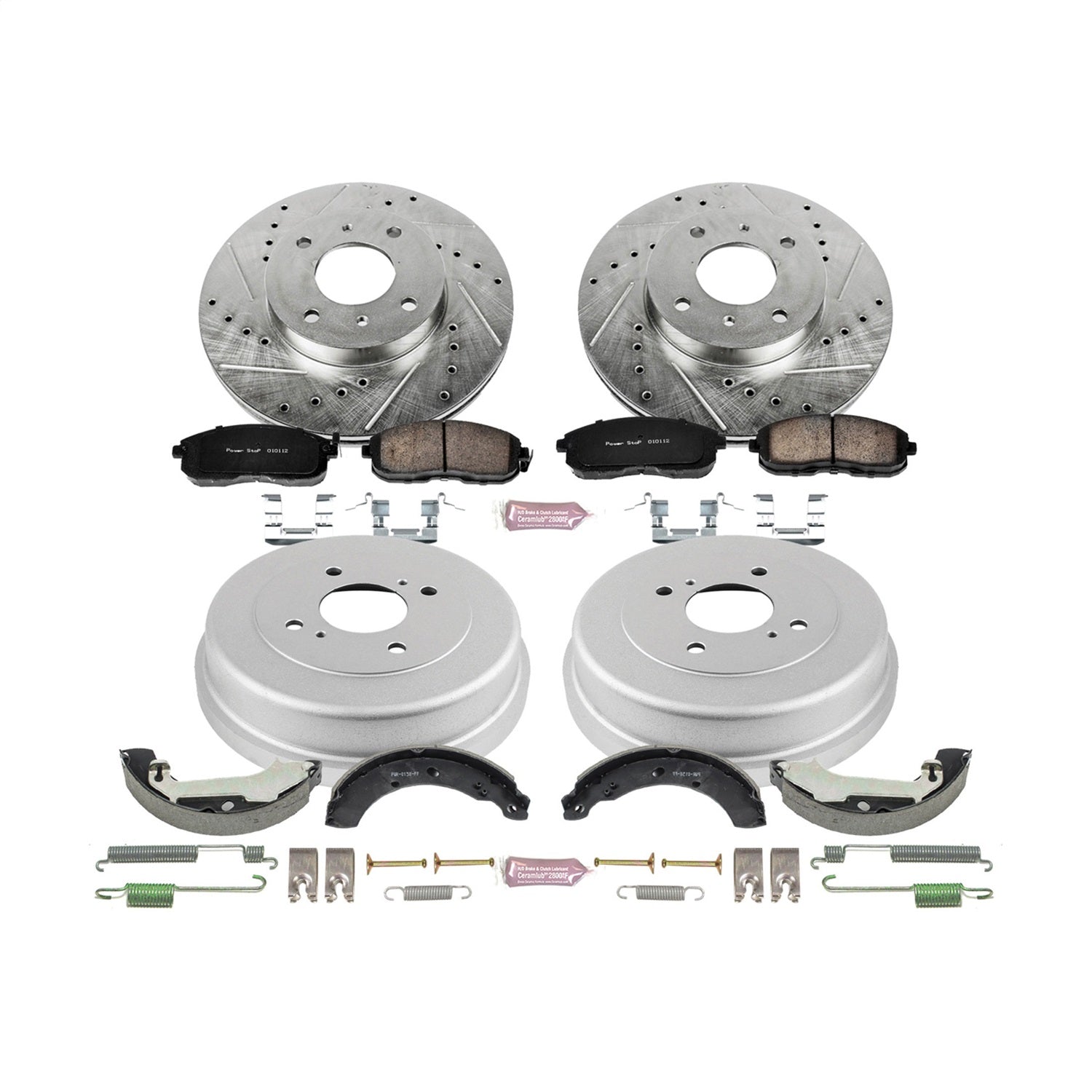 PowerStop Front & Rear Z23 Evolution Sport Brake Kit | Nissan Altima (00-01) (K15207DK)