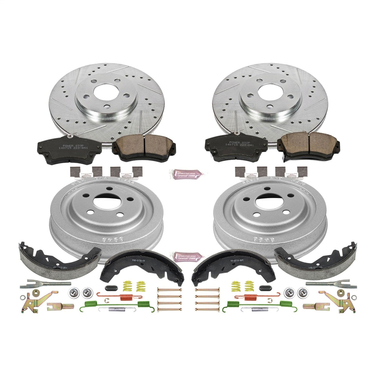 PowerStop Front & Rear Z23 Evolution Sport Brake Kit | Chrysler PT Cruiser (01-03) (K15208DK)