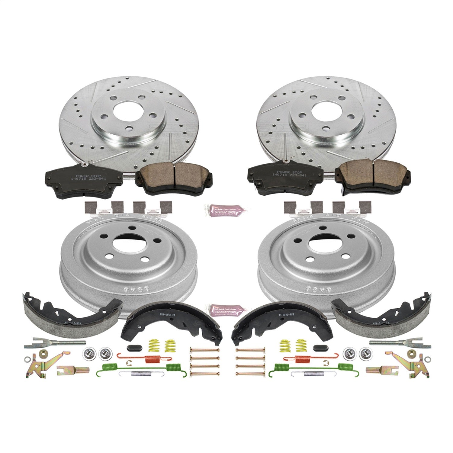 PowerStop Front & Rear Z23 Evolution Sport Brake Kit | Chrysler PT Cruiser (01-03) (K15208DK)