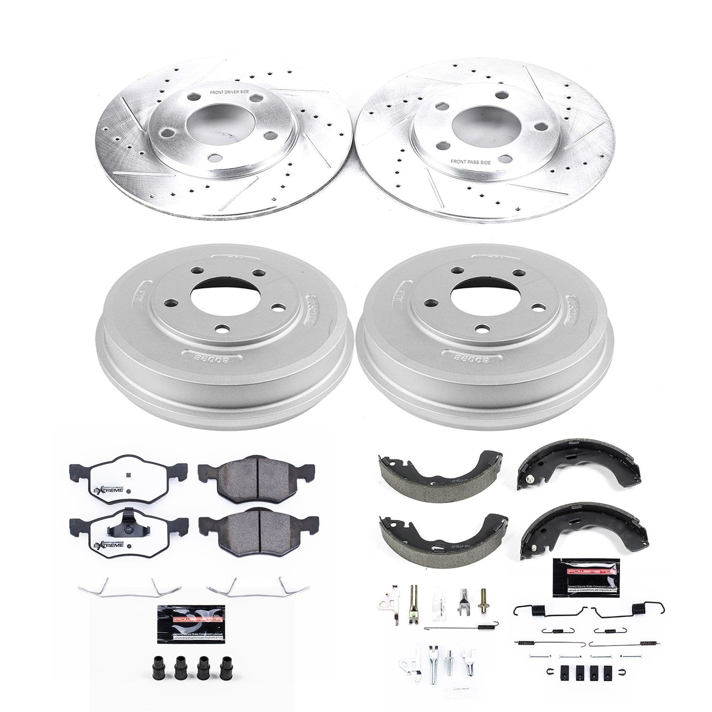 PowerStop Front & Rear Z36 Truck & Tow Brake Kit | Ford Escape (01-07) (K15209DK-36)
