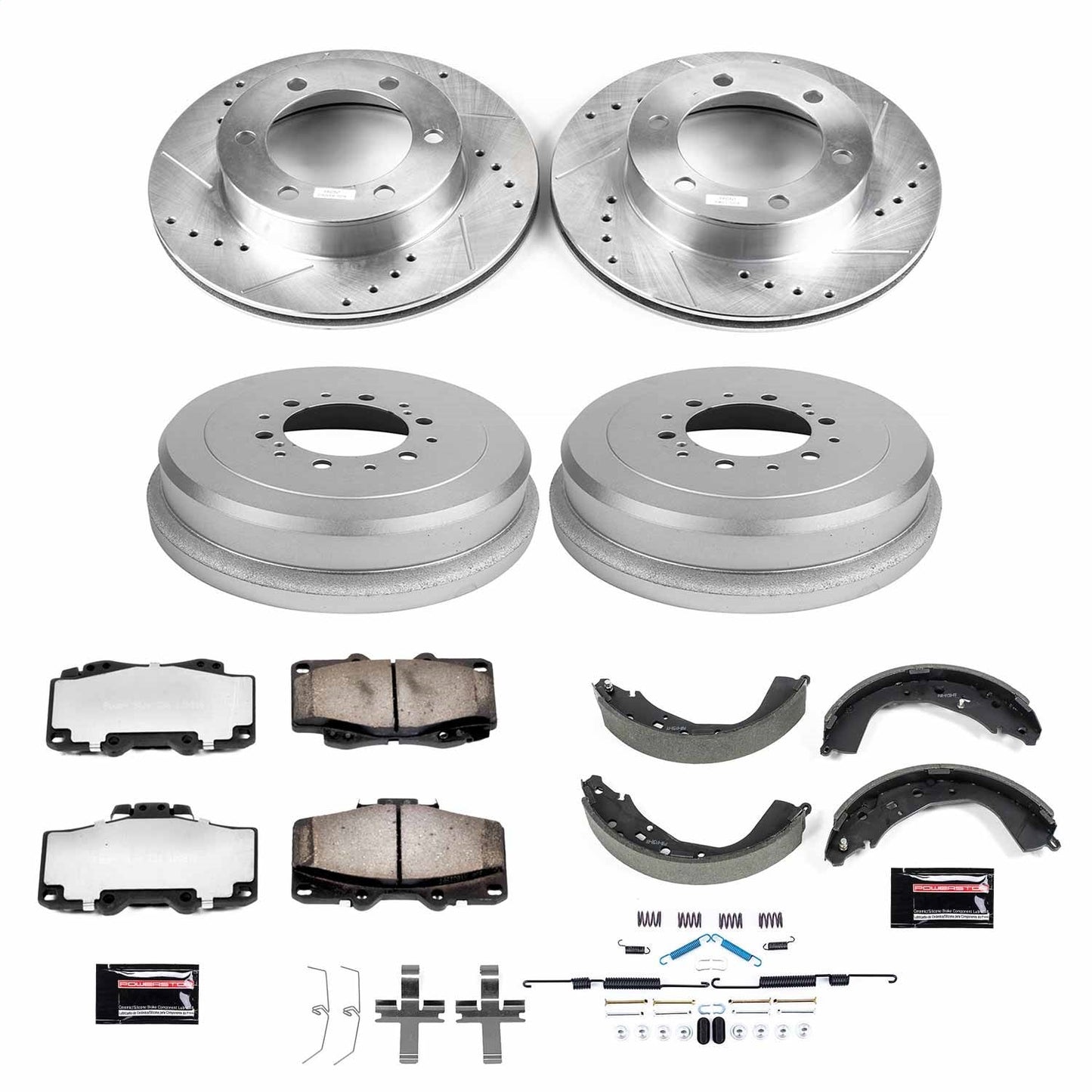 PowerStop Front & Rear Z36 Truck & Tow Brake Kit | Toyota 4Runner (01-02) (K15212DK-36)