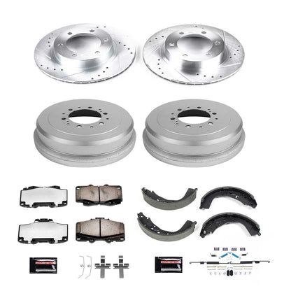 PowerStop Front & Rear Z36 Truck & Tow Brake Kit | Toyota 4Runner (01-02) (K15213DK-36)