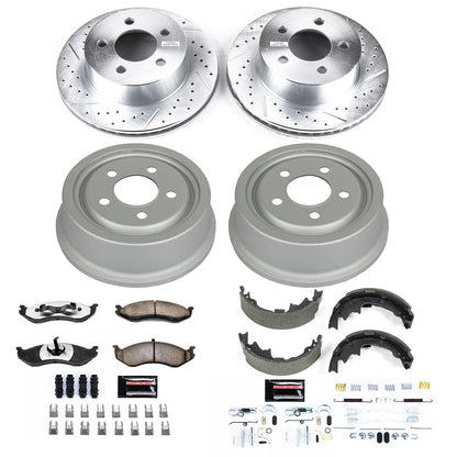 PowerStop Front & Rear Z36 Truck & Tow Brake Kit | Jeep Wrangler (01-06) (K15215DK-36)