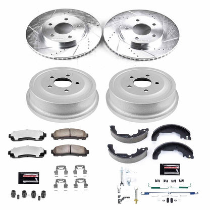 PowerStop Front & Rear Z36 Truck & Tow Brake Kit | Chevrolet Equinox (05-06) (K15218DK-36)