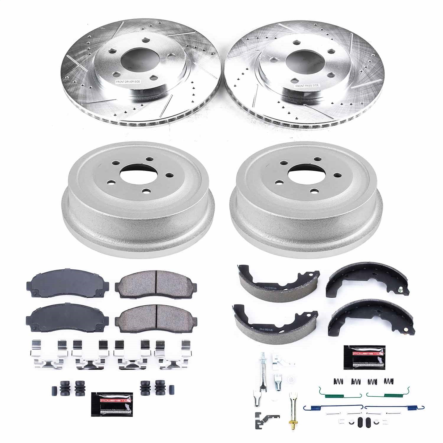 PowerStop Front & Rear Z23 Evolution Sport Brake Kit | Chevrolet Equinox (05-06) (K15218DK)