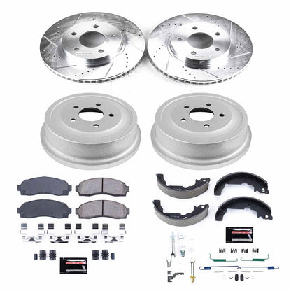 PowerStop Front & Rear Z23 Evolution Sport Brake Kit | Chevrolet Equinox (05-06) (K15218DK)