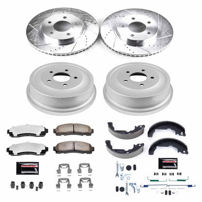 PowerStop Front & Rear Z36 Truck & Tow Brake Kit | Saturn Vue (02-07) (K15219DK-36)