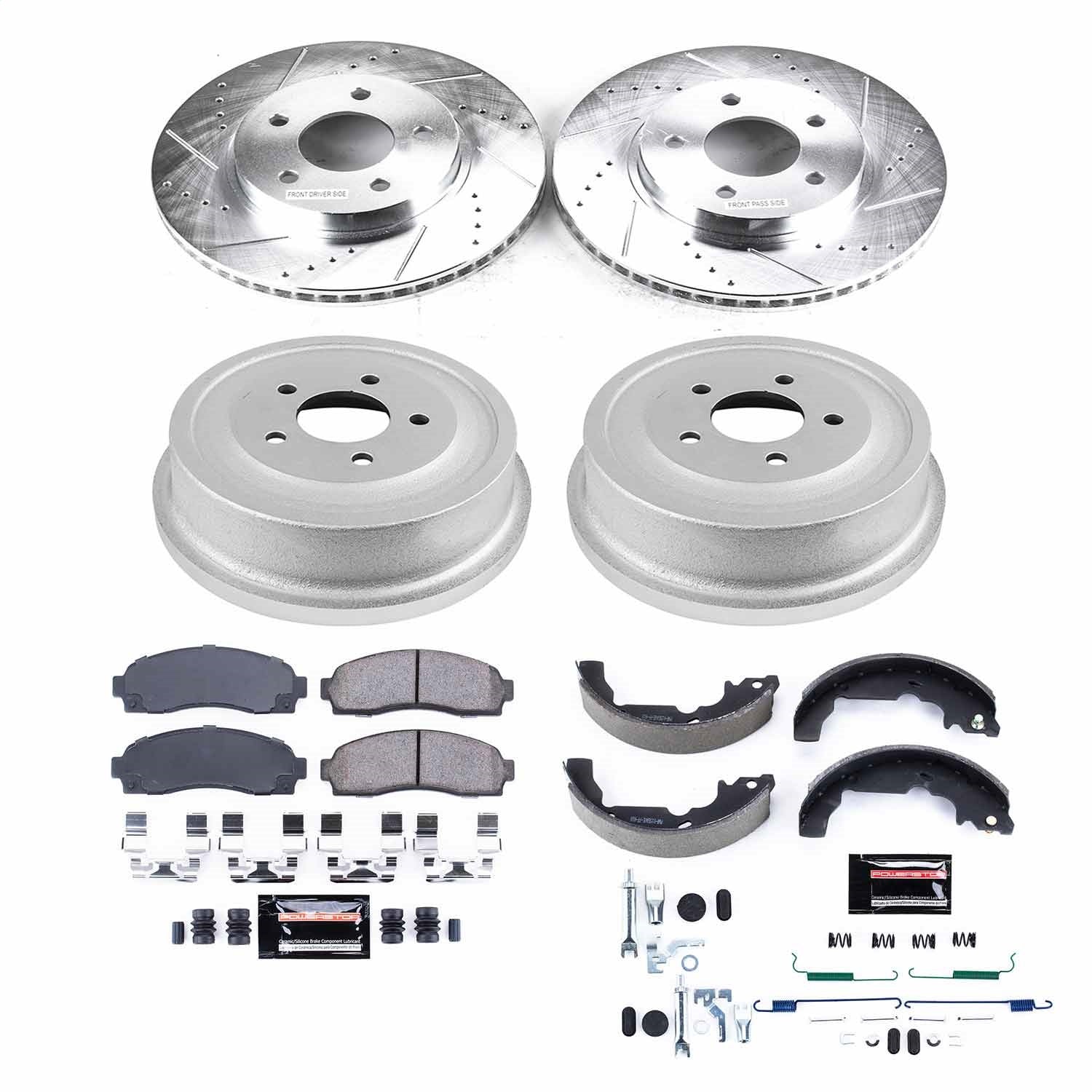 PowerStop Front & Rear Z23 Evolution Sport Brake Kit | Saturn Vue (02-07) (K15219DK)