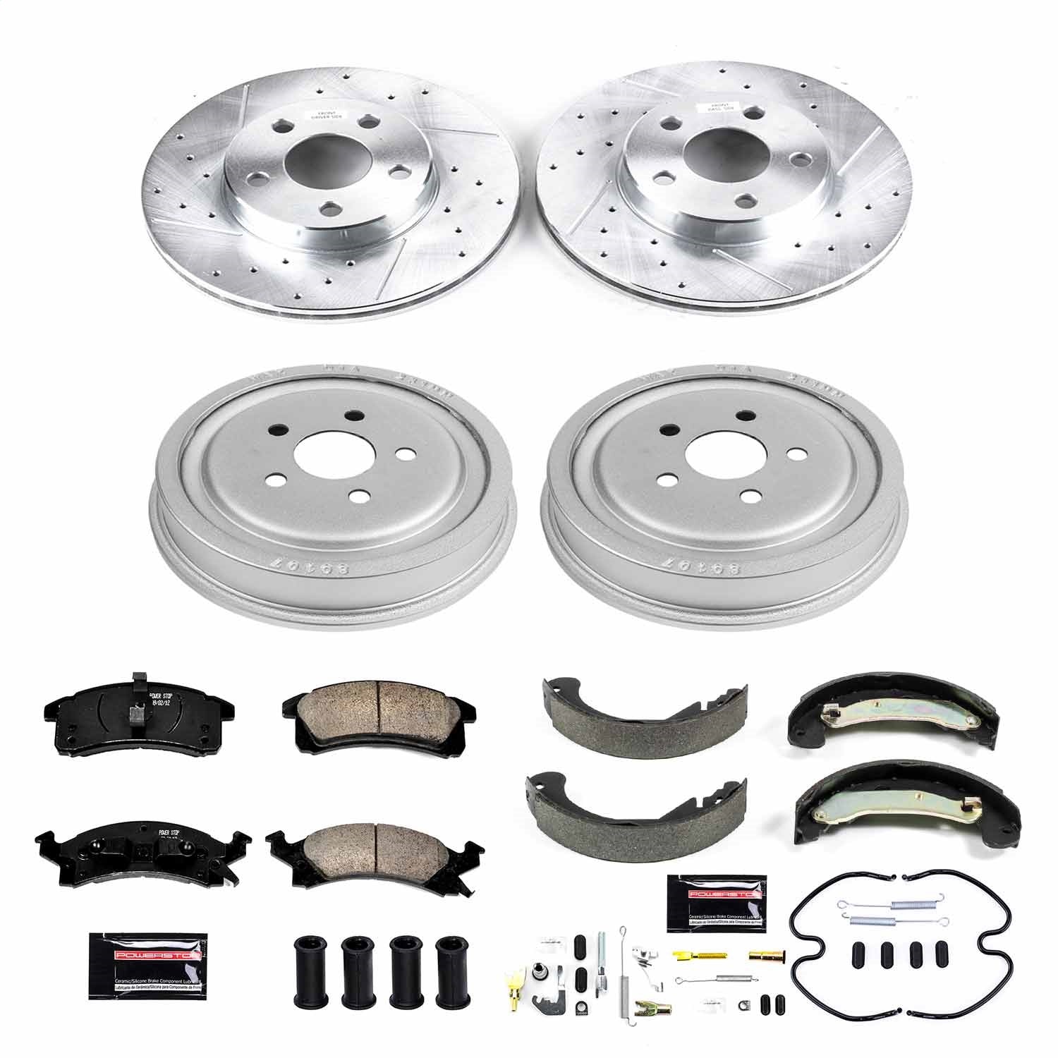 PowerStop Front & Rear Z23 Evolution Sport Brake Kit | Chevrolet Cavalier (03-05) (K15221DK)
