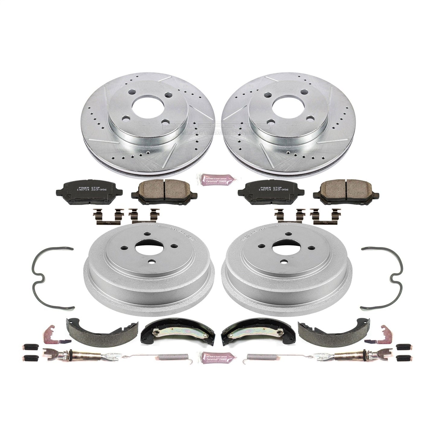 PowerStop Front & Rear Z23 Evolution Sport Brake Kit | Saturn Ion (03-07) (K15224DK)