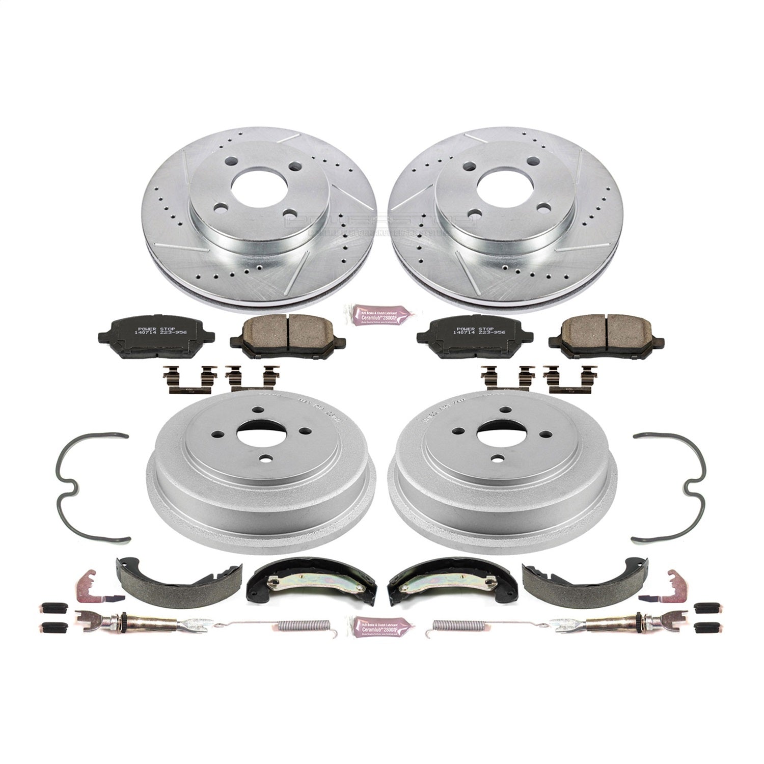 PowerStop Front & Rear Z23 Evolution Sport Brake Kit | Saturn Ion (03-07) (K15224DK)