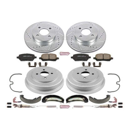PowerStop Front & Rear Z23 Evolution Sport Brake Kit | Saturn Ion (03-07) (K15224DK)