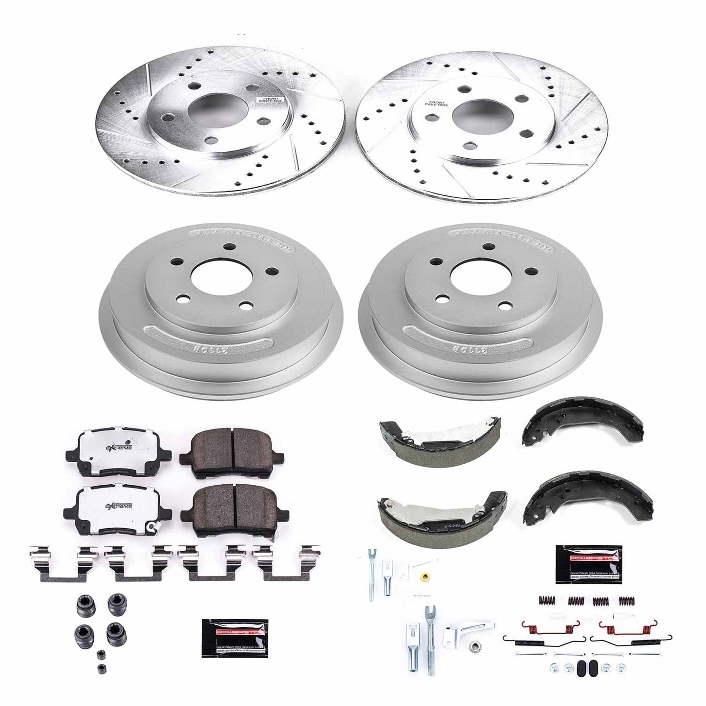 PowerStop Front & Rear Z26 Street Warrior Brake Kit | Chevrolet HHR (09-11) (K15225DK-26)