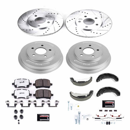 PowerStop Front & Rear Z26 Street Warrior Brake Kit | Chevrolet HHR (09-11) (K15225DK-26)