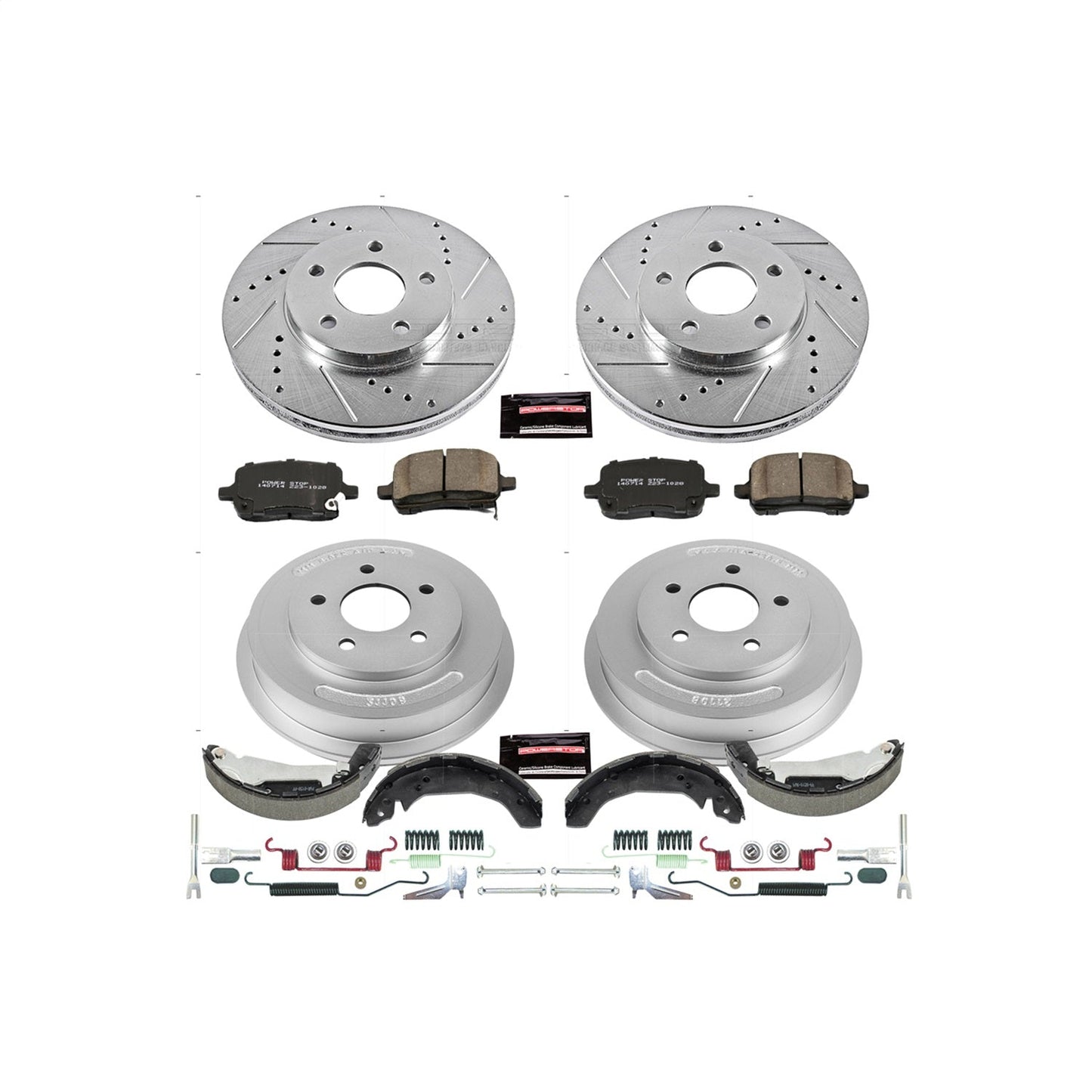 PowerStop Front & Rear Z23 Evolution Sport Brake Kit | Chevrolet HHR (09-11) (K15225DK)