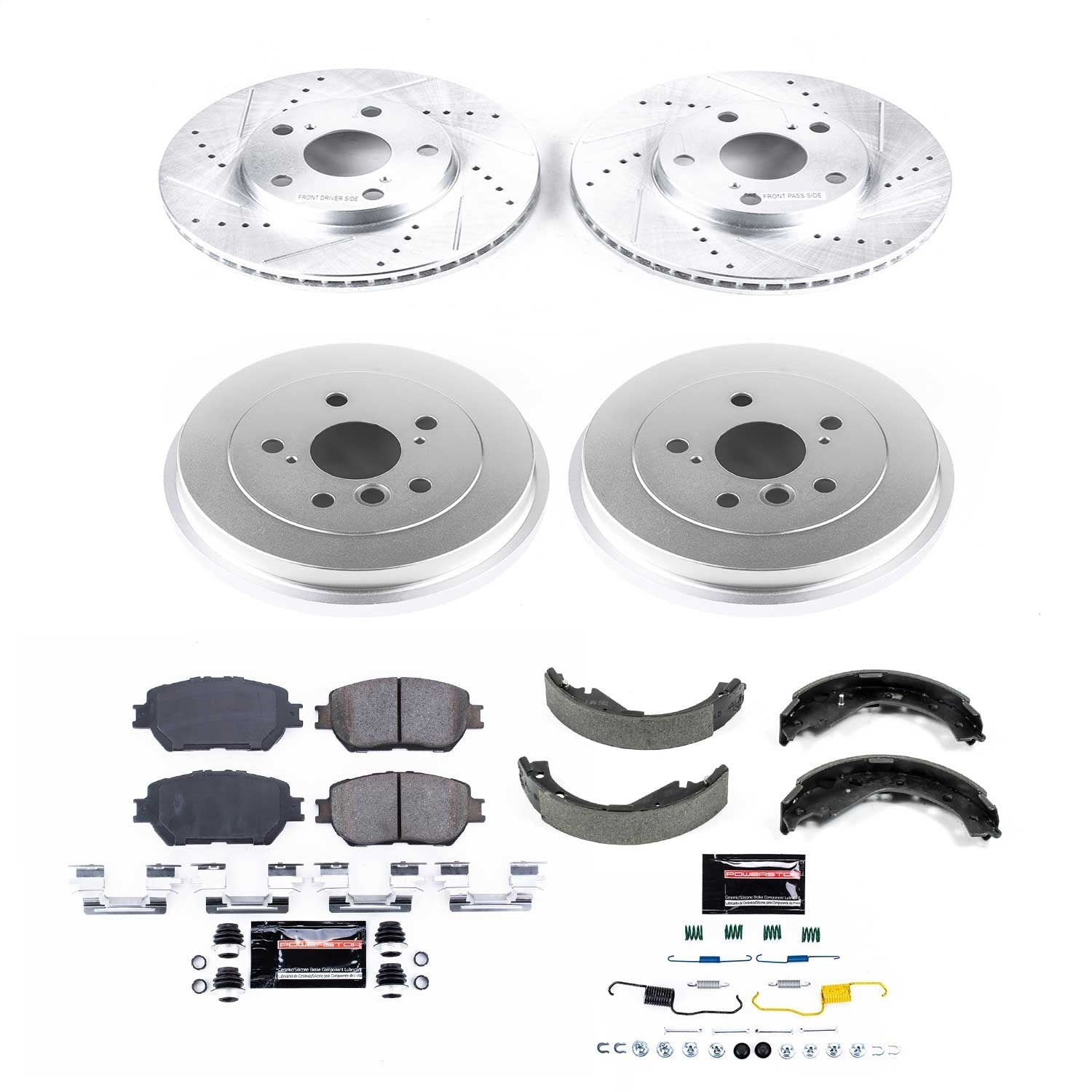 PowerStop Front & Rear Z23 Evolution Sport Brake Kit | Toyota Camry (05-06) (K15228DK)