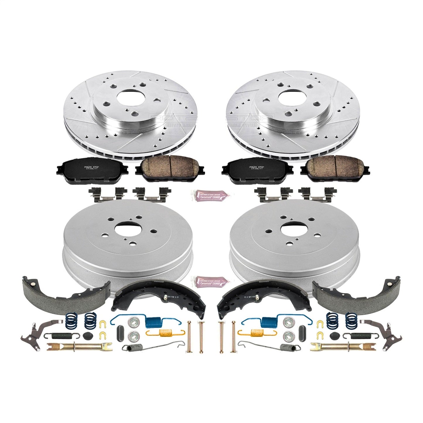 PowerStop Front & Rear Z23 Evolution Sport Brake Kit | Toyota Sienna (04-10) (K15230DK)