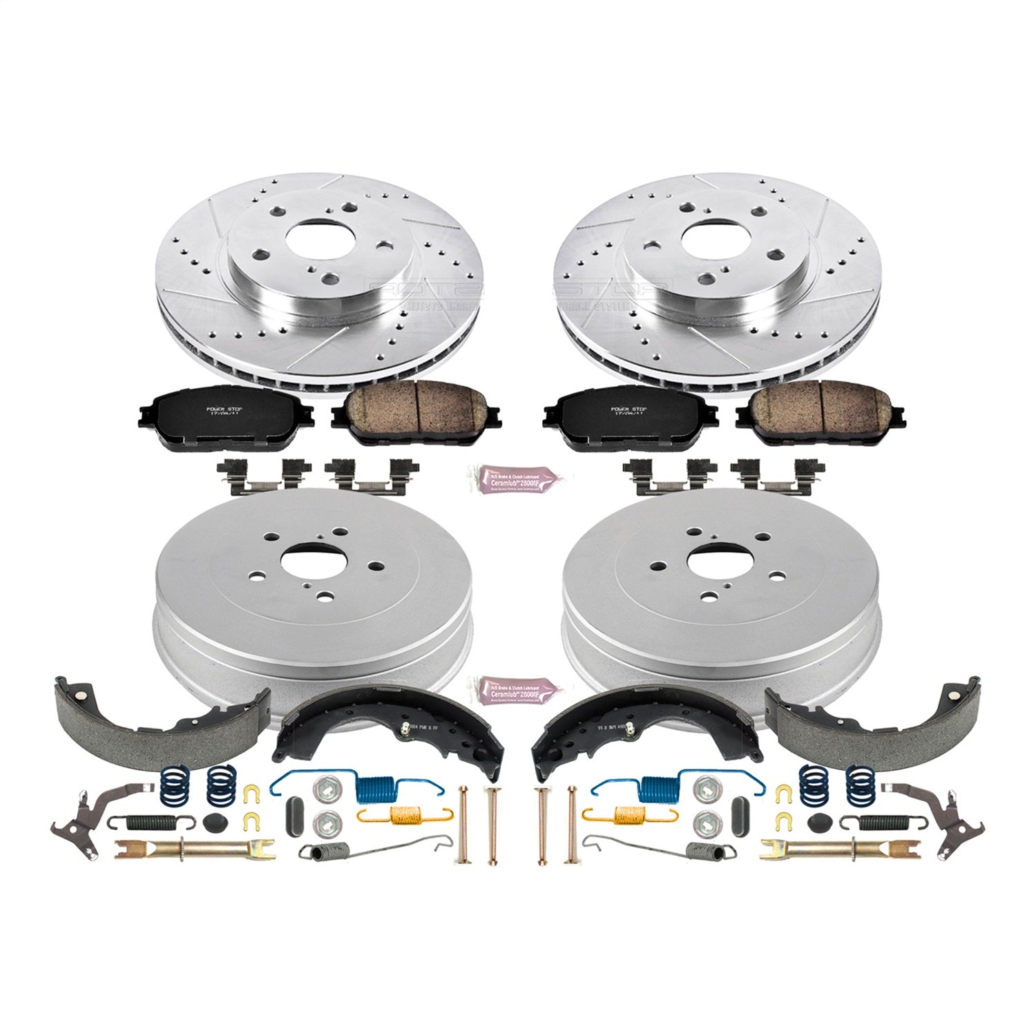 PowerStop Front & Rear Z23 Evolution Sport Brake Kit | Toyota Sienna (04-10) (K15230DK)