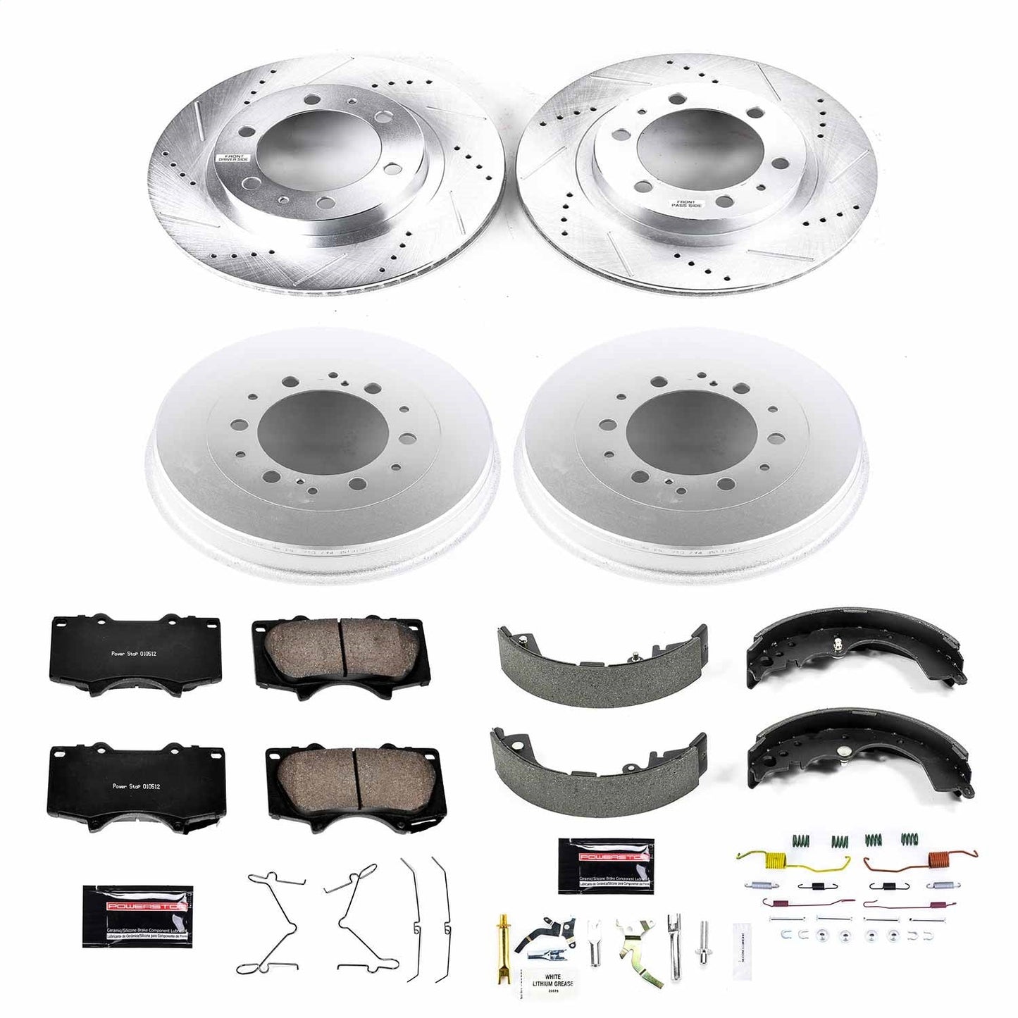 PowerStop Front & Rear Z23 Evolution Sport Brake Kit | Toyota Tacoma (05-19) (K15231DK)