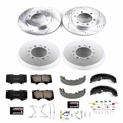 PowerStop Front & Rear Z23 Evolution Sport Brake Kit | Toyota Tacoma (05-19) (K15231DK)