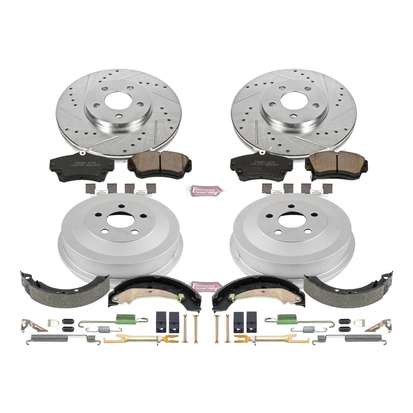 PowerStop Front & Rear Z23 Evolution Sport Brake Kit | Chrysler PT Cruiser (04) (K15232DK)