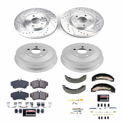 PowerStop Front & Rear Z23 Evolution Sport Brake Kit | Chrysler PT Cruiser (04) (K15233DK)