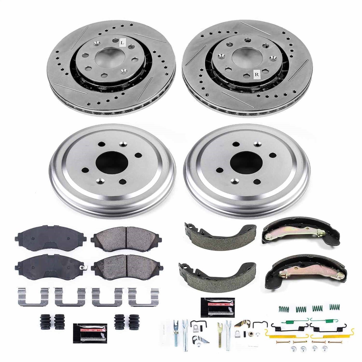 PowerStop Front & Rear Z23 Evolution Sport Brake Kit | Chevrolet Aveo (07-11) (K15234DK)