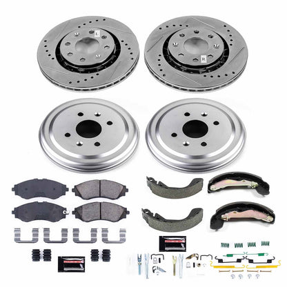 PowerStop Front & Rear Z23 Evolution Sport Brake Kit | Chevrolet Aveo (07-11) (K15234DK)