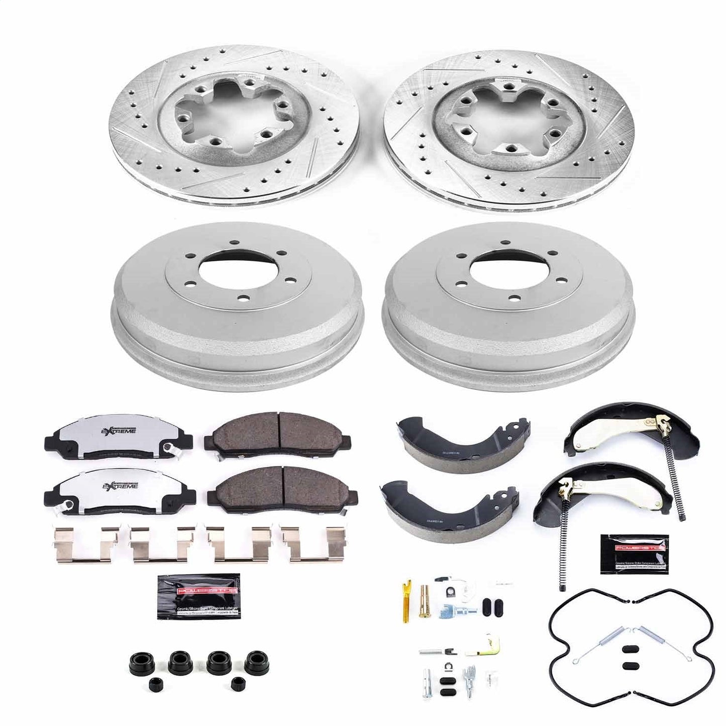 PowerStop Front & Rear Z36 Truck & Tow Brake Kit | Chevrolet Colorado (04-08) (K15236DK-36)