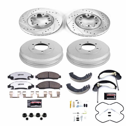 PowerStop Front & Rear Z36 Truck & Tow Brake Kit | Chevrolet Colorado (04-08) (K15236DK-36)
