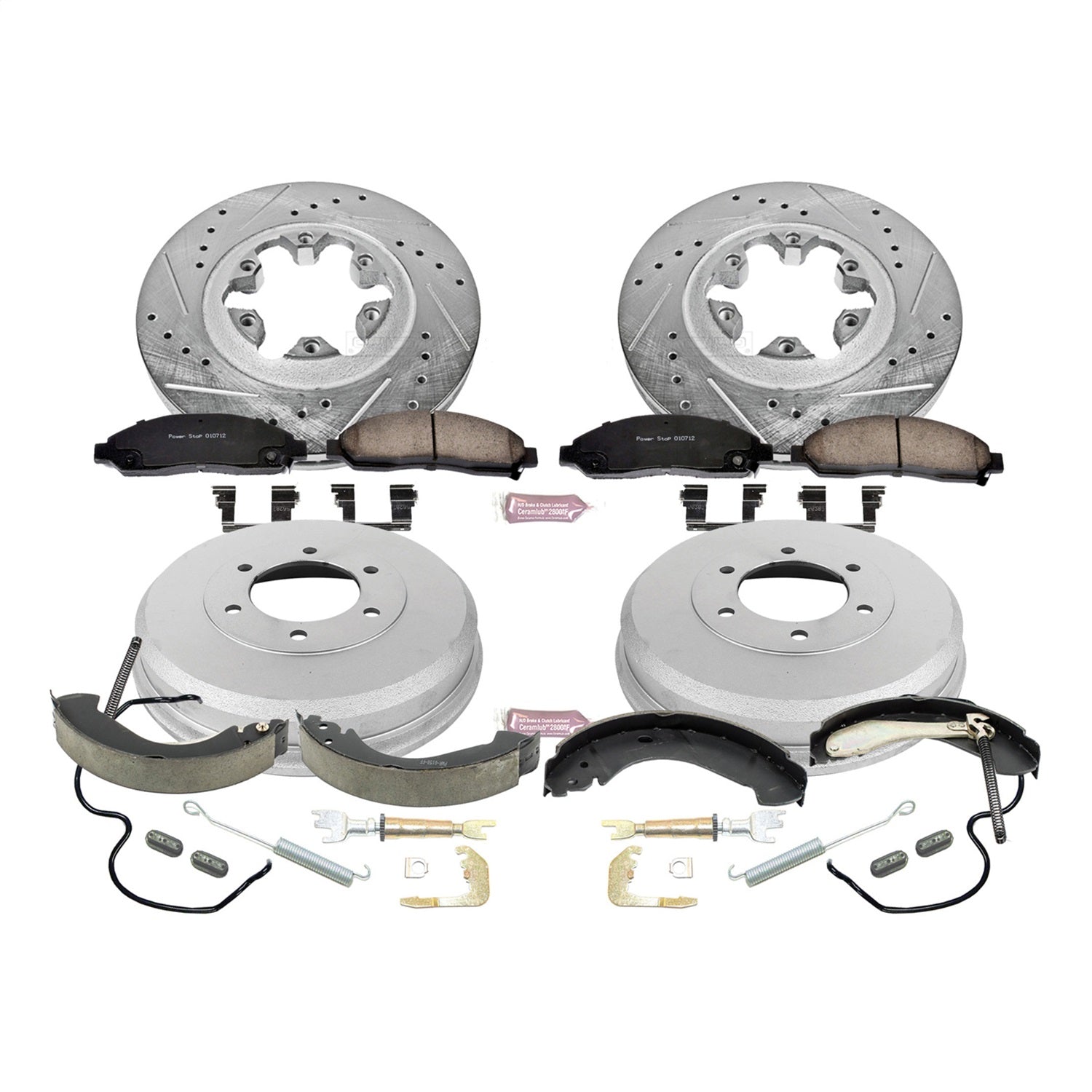 PowerStop Front & Rear Z23 Evolution Sport Brake Kit | Chevrolet Colorado (04-08) (K15236DK)