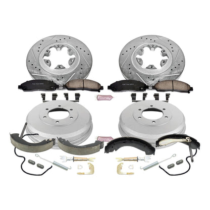 PowerStop Front & Rear Z23 Evolution Sport Brake Kit | Chevrolet Colorado (04-08) (K15236DK)